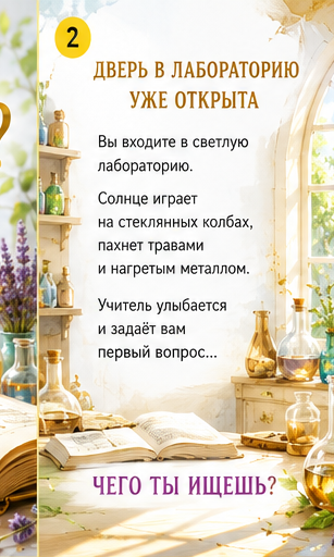 Слайд 2: Дверь в лабораторию уже открыта